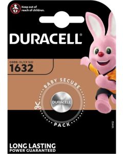 Duracell knoopcel batterij CR1632 3V - per stuk (D007420)