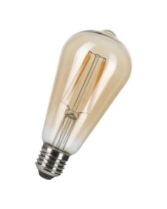Bailey LED lamp filament goud ST64 E27 8W 710lm 2200K dimbaar (143051)