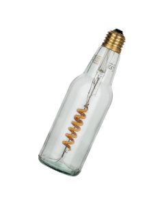 Bailey LED lamp filament spiraled helder bier fles E27 6.5W 130lm 1700K dimbaar (145466)