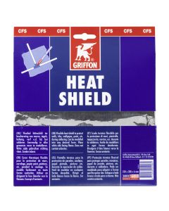 GRIFFON Heat-Shield flexibel hitteschild als bescherming bij solderen - 25x19 cm (1249552)