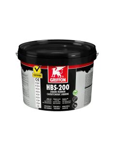 GRIFFON HBS-200 Liquid Rubber water en luchtafdichtende beschermende coating - emmer 5 liter - zwart (6308867)