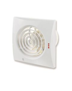 Siku ventilator inbouw Quiet met timer en vochtsensor 97 m³/h 25dB - wand/plafondmontage Ø100mm (30412)