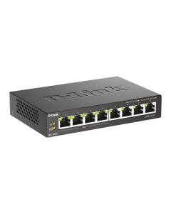 D-Link 8-poorts Gigabit Unmanaged switch met PoE (DGS-1008P/E)