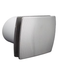 WEHA inbouwventilator inox Ø100mm met timer 100 m³/h (20100407)
