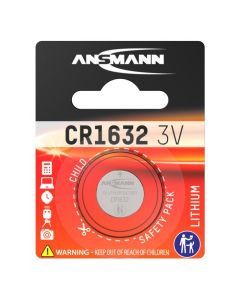 Ansmann batterij lithium knoopcel CR1632 / 3V - verpakking per 1 stuk (1516-0004)
