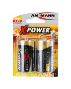 Ansmann X-Power alkaline batterij mono D / 1,5V - verpakking per 2 stuks (5015633)