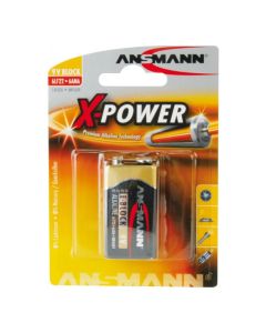 Ansmann X-Power alkaline batterij 9V - verpakking per 1 stuk (5015643)