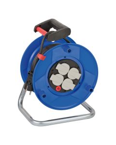 BRENNENSTUHL kabelhaspel 4-voudig met penaarde 25 meter H05VV-F 3G1,5 neopreen IP20 (1218054)
