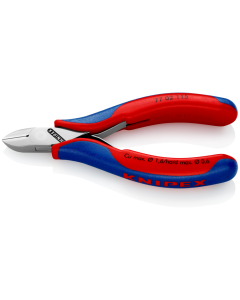 KNIPEX elektronica zijkniptang met ronde kop 115mm (7702115)