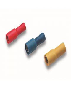 Cimco geïsoleerde rondsteker geel 4-6mm2 - 5mm per 100 stuks (180314)