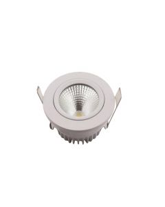 EMhub waterdichte inbouwspot rond wit 5W 450lm 2700K zaagmaat Ø75mm incl DimDriver