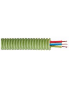 Green flex flexibele buis 16mm VOB draad 3G1,5mm rol 100 meter (HF3G15)
