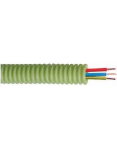 Green flex flexibele buis 16mm VOB draad 5G1,5mm rol 100 meter (HF5G15)
