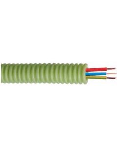 Green flex flexibele buis 20mm XGB kabel 5G1,5 rol 100 meter (HFX5G15)