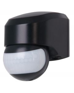 Kopp infrarood bewegingsschakelaar 180° 3-draads 1500 - Infracontrol zwart (823805017)
