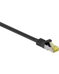 UTP CAT7 kabel zwart (S/FTP) - 0,25 meter