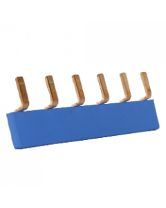 EMAT doorverbinder 6-voudig - blauw (85220009)