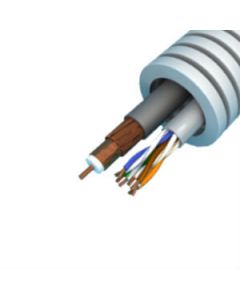 Snelflex flexibele buis 20mm telenet TRI16 + data UTP CAT-5e rol 100 meter (SFTRI6UTP5E)