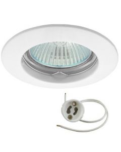LED inbouwspot GU10 50W rond niet kantelbaar Ø79mm wit (VIDI CTC-5514-W)