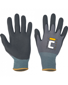 Cerva nyroca Maxim nylon flex handschoen met nitril foam coating maat 9 (0108006999090BN)