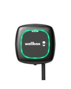 Wallbox Pulsar Plus laadpaal (3,7 - 22kW) met 5 meter kabel - zwart (WALL-Puls-B-OCPP)