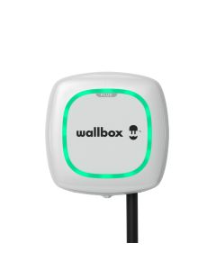Wallbox Pulsar Plus laadpaal (3,7 - 22kW) met 5 meter kabel - wit (WALL-Puls-W-OCPP)