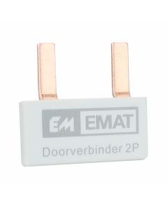 EMAT doorverbinder 2-voudig grijs (85220022)