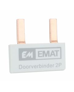 EMAT doorverbinder 2-voudig grijs (85220000)
