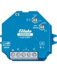 Eltako EUD61NP-230V - Dimmer Drukknop universeel 400W (61100830)