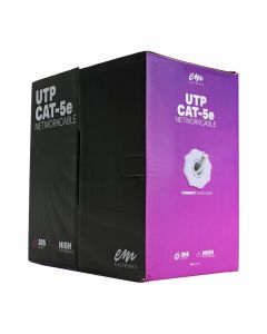 EMhub CAT5e netwerkkabel doos rol 305 meter