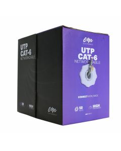 EMhub UTP CAT-6 kabel rol van 50 meter