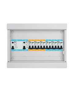 EMAT voorbedrade zekeringkast 18 modules 3 fase