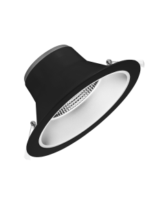 downlighter 12W 1236lm Ø145mm zaagmaat Ø1200mm IP20 - zwart (D2130-CM-TW)