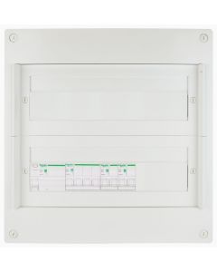 Schneider voorbedrade zekeringkast 36 modules 3 fase
