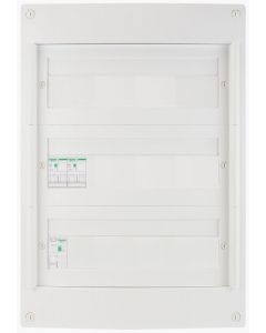 Schneider voorbedrade zekeringkast 54 modules 1 fase