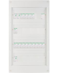 Schneider voorbedrade zekeringkast 1 fase 72 modules