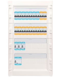 Legrand voorbedrade zekeringkast 72 modules 3 fase