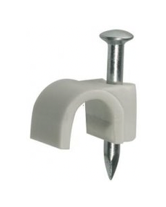 Helia nagelklem 2,5x40mm voor kabeldoorsnede 21mm - grijs per 50 stuks (321363)