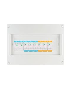 Schneider voorbedrade zekeringkast 18 modules 1 fase