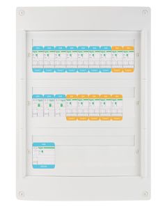 Schneider voorbedrade zekeringkast 54 modules 3 fase