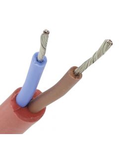 SiHF siliconenkabel 2x0,75 mm² - per haspel 500 meter (23001H0500)