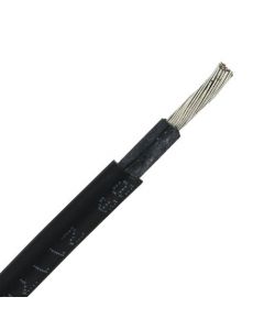solar kabel 6mm zwart per 1 meter