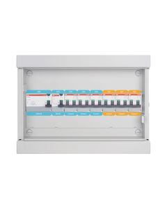 Vynckier voorbedrade zekeringkast 18 modules 3 fase