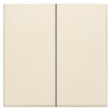 Niko afwerkingsset voor dubbele elektronische schakelaar of drukknop - Original Cream (100-31004)