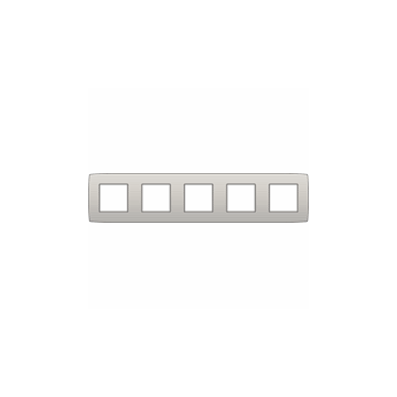 Niko afdekplaat 5 horizontaal/verticaal - 71mm centerafstand - Original Light Grey (102-76005)