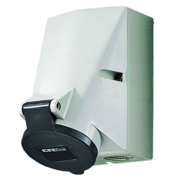 Mennekes CEE stopcontact 7-polig 500V 7H 32A IP44 (1040)