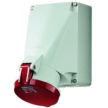 Mennekes CEE stopcontact 4-polig 400V 6H 63A IP44 (1141A)