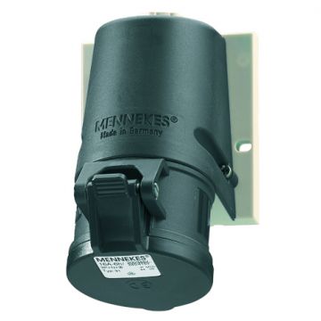 Mennekes CEE stopcontact 4-polig 500V 7H 16A IP44 TwinCONTACT (1344)