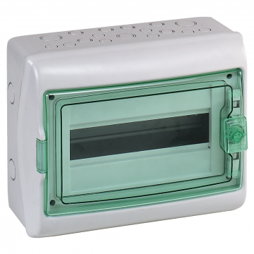 Schneider Electric kaedra/mureva waterdichte zekeringkast met din-rail 1-rij 12 modules (13981)