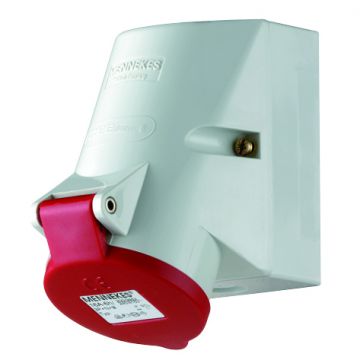 Mennekes CEE stopcontact 3-polig 400V 9H 16A IP44 TwinCONTACT (1721)